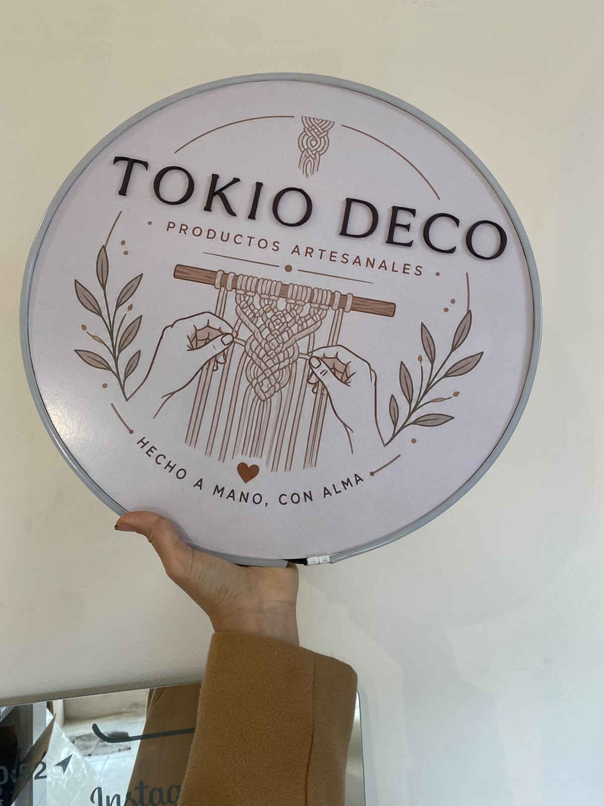 Cartel Tokio Deco, vinilo impreso artesanal